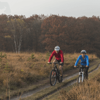 Crossen door de bossen
