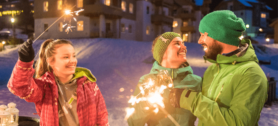 Feiertage im Schnee