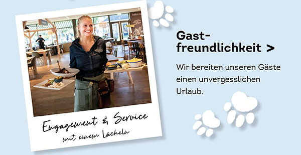 Engagement & Service mit einem Lächeln, wir bereiten unseren Gäste einen unvergesslichen Urlaub.