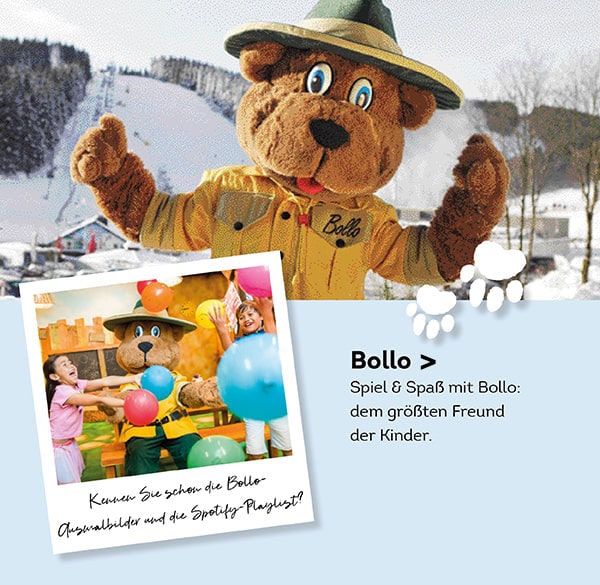 Spiel & Spaß mit Bollo: dem größten Freund der Kinder. Kennen Sie schon die Bollo-Ausmalbilder und die Spotify-Playlist?