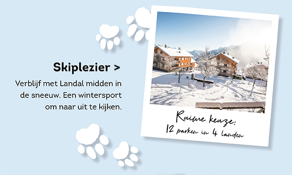 Verblijf met Landal Ski Life midden in de sneeuw. Een wintersportvakantie om naar uit te kijken.