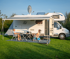 Op de camping